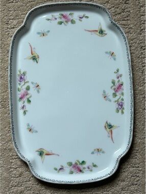 Vintage Hand Painted Nippon vanity serving tray